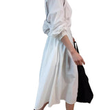 Damen leichter Windbreaker-Mantel mit Tunnelzug und Raglanärmeln