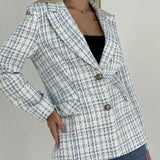 Damen Blazerjacke mit tailliertem Schnitt und eleganten Knöpfen