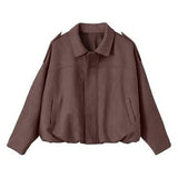 Damen Oversized Jacke mit praktischen Taschen