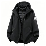 Damen Softshell-Outdoorjacke mit abnehmbarer Innenjacke