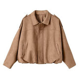 Damen Oversized Jacke mit praktischen Taschen