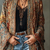 Darcy - Boho izšūts Kimono kardigāns