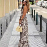 Amalia™ - Maxi kleita ar leopardu rakstu