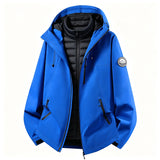 Damen Softshell-Outdoorjacke mit abnehmbarer Innenjacke