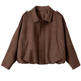 Damen Oversized Jacke mit praktischen Taschen