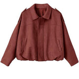 Damen Oversized Jacke mit praktischen Taschen