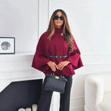 Hattie - Omulīgs High Neck Buttoned mētelis