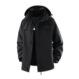 Damen Jacke mit Kapuze, Kordelzug und Taschen