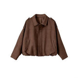 Damen Oversized Jacke mit praktischen Taschen