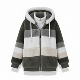 Julia | Oversized Weste mit Kapuze