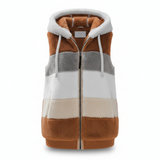 Julia | Oversized Weste mit Kapuze