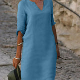 Josette™ - Elegants kleita ar V-veida izgriezumu