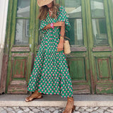 Fleur | Boho Maxi Kleita