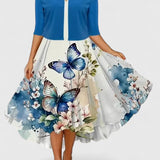 Chantal - Elegants midi kleita