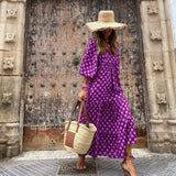 Fleur | Boho Maxi Kleita