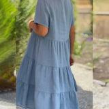 Bexley - Lässiges Sommer V-Ausschnitt Kleid