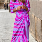 Elvina - Bedrucktes Wickelkleid