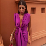 Isabella | Vakara kleita ar dziļu izgriezumu