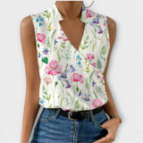 Loretta - Izsmalcināts V - neck tops