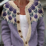Josephine | Vintage Isländische Strickjacke