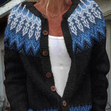 Helen | Vintage Handgefertigter Isländischer Cardigan