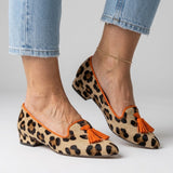 Pascaline | Leoparda Penny Loafers