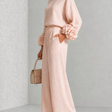 ROMANZA - FLORAL CUFF TWO - PIECE SET