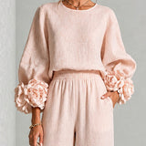 ROMANZA - FLORAL CUFF TWO - PIECE SET