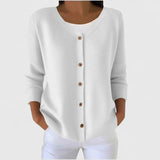 Eleanor - Sieviešu Izsmalcināts V - Neck Buttoned kardigāns