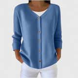 Eleanor - Sieviešu Izsmalcināts V - Neck Buttoned kardigāns
