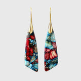 Kristīna - Retro Colorful Stone auskari
