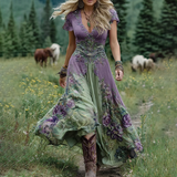 Mavis™ – Elegants Ziedu Maxikleid