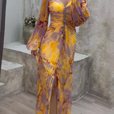 Selina | Elegantes V-Ausschnitt-Kleid