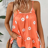 Cami Top Camisole Ar Druku