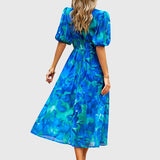 Merlin - Flattering ziedains midi kleita