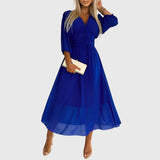 Chloe - Viegls Silky Chiffon kleita