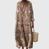 Stephanie - Geometric midi kleita