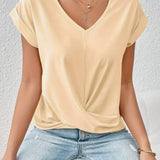 Nadia | Elegants V-veida Top