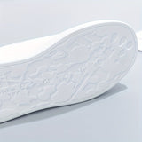 Zana - Zapatillas blancas šiks de comodidad ligera