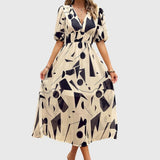 Merlin - Flattering ziedains midi kleita