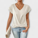 Nadia | Elegants V-veida Top