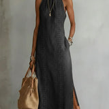 Soline | Vintage Lace Denim Dress