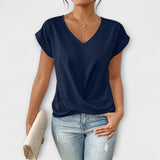 Nadia | Elegants V-veida Top