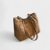 Olivia - Mīksts Cord plecu soma