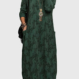 Victoria - Ikdienišķs Round - Neck kleita