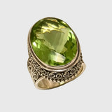 Ella - Antique Olive gredzens