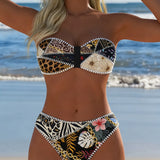 Bikini Krāsu Bloks Bralette