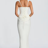 Leonor - Square Neck maksi kleita