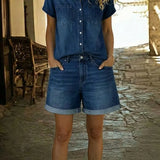 Romy | Brīva džinsu kleita" can be rewritten as "Romy | Relaxed Denim Dress.