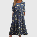 Djala - Flattering midi kleita